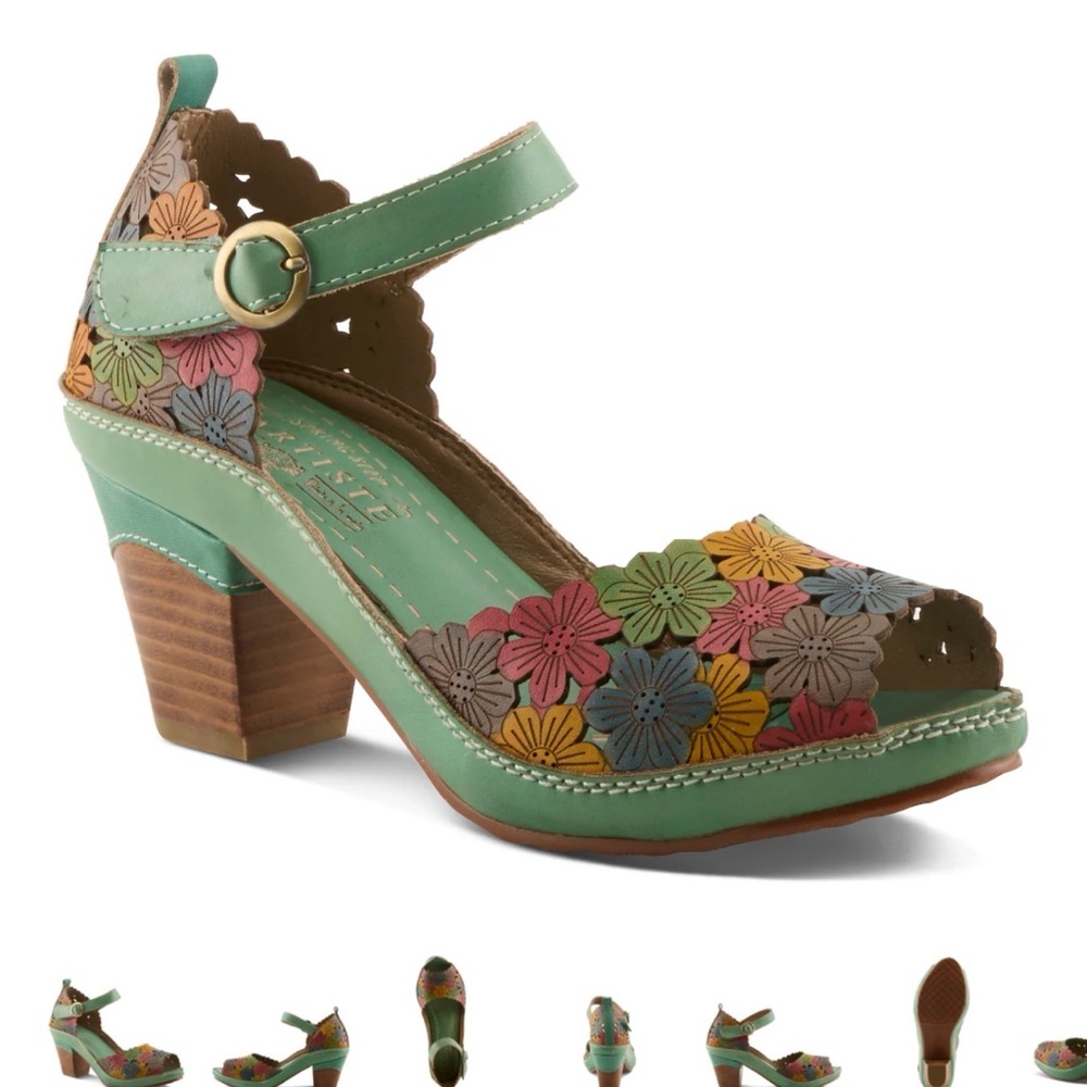 L'ARTISTE AVNIA ANKLE STRAP SHOE size 35 / 5 NWOT